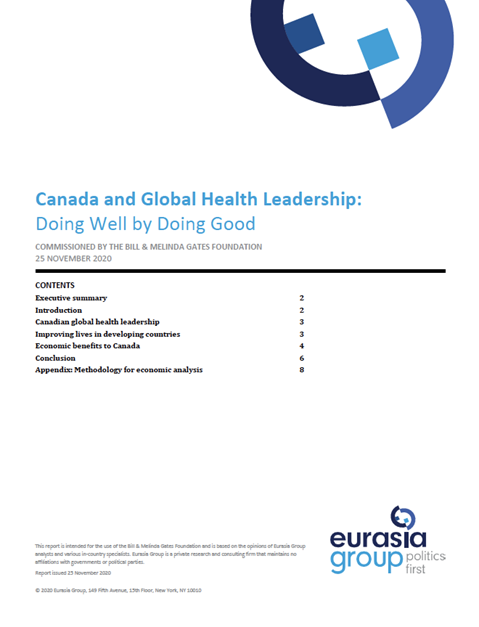 Eurasia report: Canada