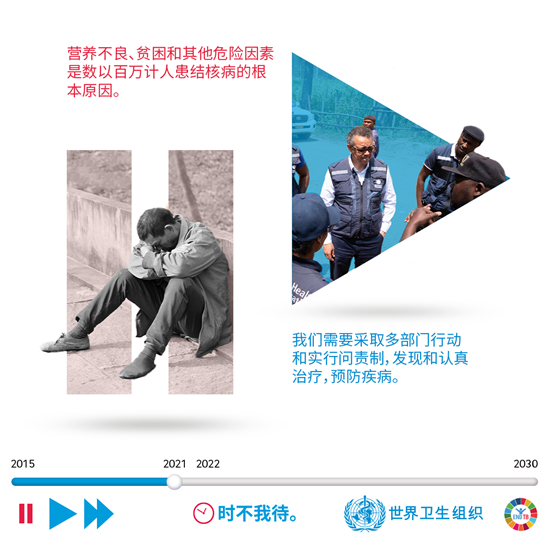 营养不良、贫困和其他危险因素是数以百万计人患结核病的根本原因